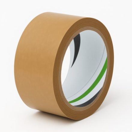 Taśma pakowa PVC brązowa 48mm/60m megamocna z klejem solvent do paczek