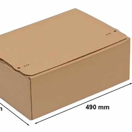 Pudełko wykrojnikowe e-commerce karton brązowy 490x290x190mm F703