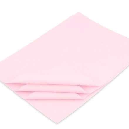 Bibuła ozdobna gładka 20g 38x50 cm jasnoróżowa pastelowa 50 arkuszy