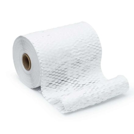 Papier kraft nacinany biały pakowy ochronny 30 cm x 100 m 70 g/m2