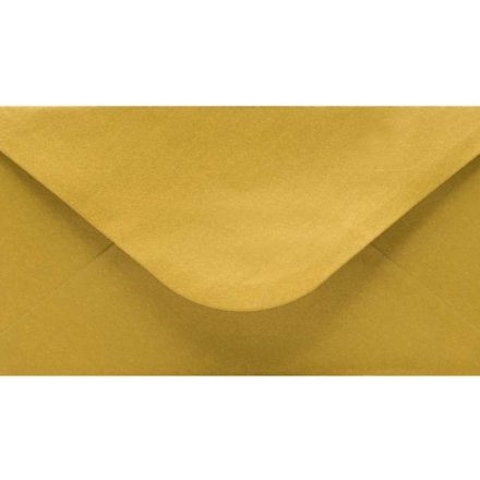 Koperty DL 110x220 mm ozdobne perłowy złoty 120 g/m2 50 szt