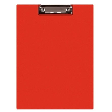 Clipboard PP A4 podwójny czerwony 1,2 mm podkładka z klipsem