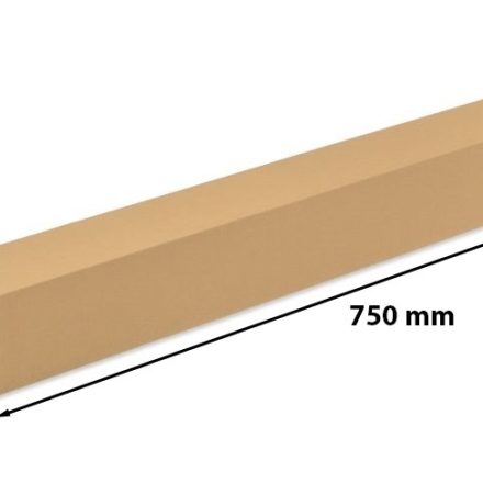 Karton wykrojnikowy pudełko fasonowe 750x60x60 mm B1 brązowe tekturowe