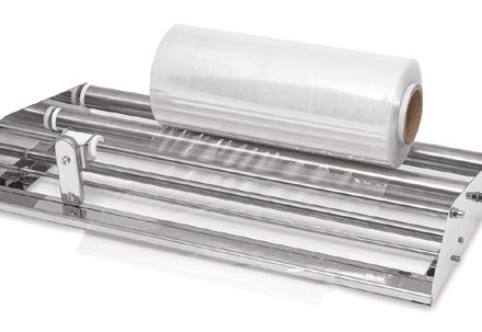 Ręczny odcinacz do folii stretch MAX MINI S 600, stal nierdzewna