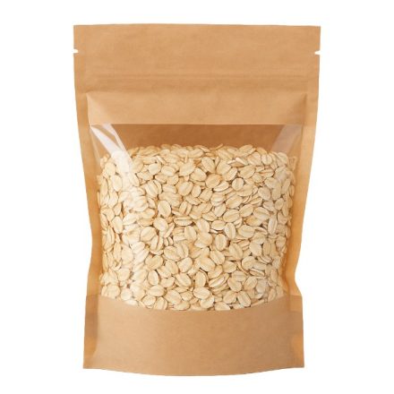 Torebki Doypack papier i PE z dużym oknem, strunowe, 750 ml, 100 szt.