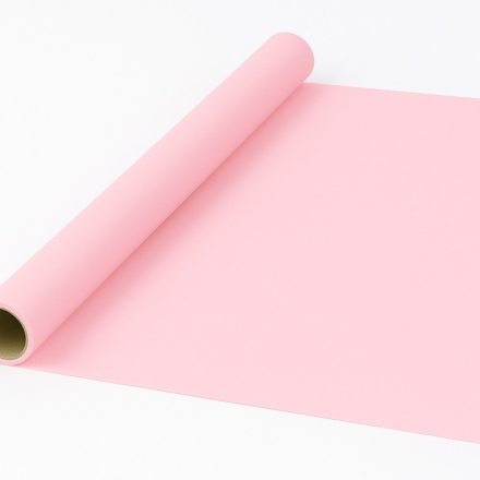Folia satynowa jasnoróżowa 50cm/9mb dekoracyjna florystyczna