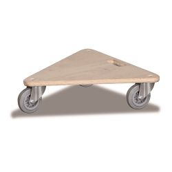 Piesek meblowy trójkątny wózek 540 x 540 x 145 mm udźwig 200 kg