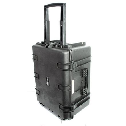 Czarna walizka transportowa BoxCase BC544 wodoszczelna 540x407x248 mm