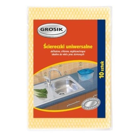 Ściereczki uniwersalne Grosik chłonne do sprzątania domu 10 szt.