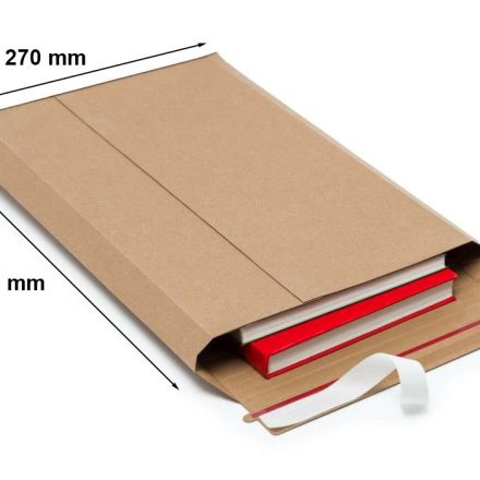 Koperta kartonowa 270x390mm brązowa – gruba koperta wysyłkowa A4+