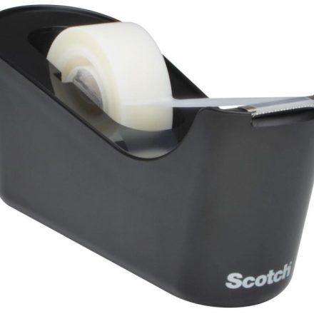 Dyspenser biurkowy Scotch C-18B czarny z taśmą klejącą 19 mm x 33 m