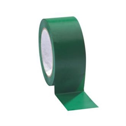 Taśma ostrzegawcza oznaczeniowa samoprzylepna zielona PVC 50 mm x 33 m