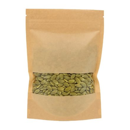 Doypack Papier + PE 100 ml, torebki stojące z małym oknem 100 szt.
