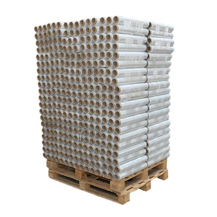 Folia stretch transparentna 50 cm 1,5 kg 23 um, paleta 300 rolek