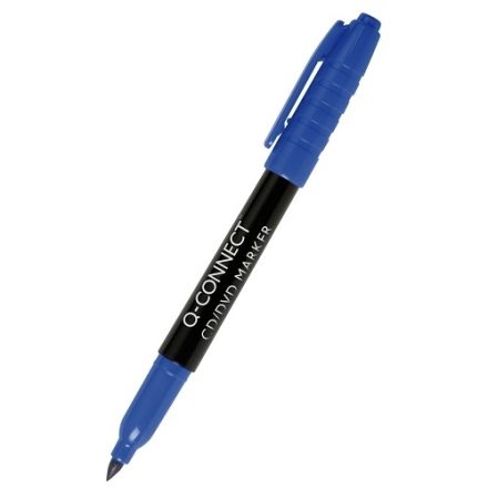 Marker do płyt CD/DVD Q-Connect niebieski 1 mm wodoodporny 1 szt.