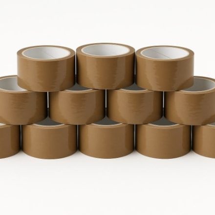 Taśma pakowa akrylowa brązowa do kartonów i pudełek 48 mm x 45 m